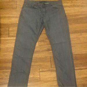 Perry Ellis mens very slim stretch grey 36/32 jeans